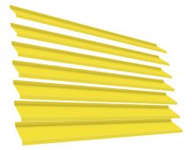 Ламель Жалюзи ЭКО-Z RAL1018 Желтый металлическая